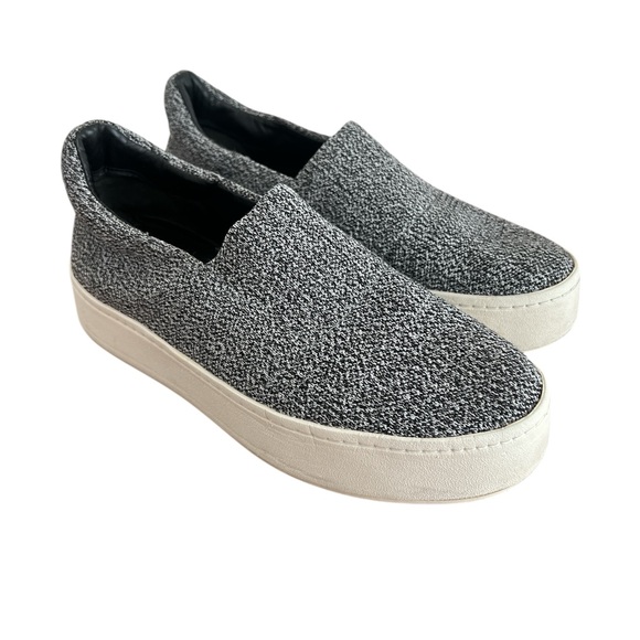 Vince Marl Walsh Knit Slip-On Platform Shoes - Picture 1 of 7
